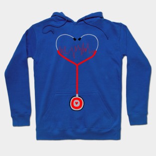 Heartbeat Stethoscope Hoodie